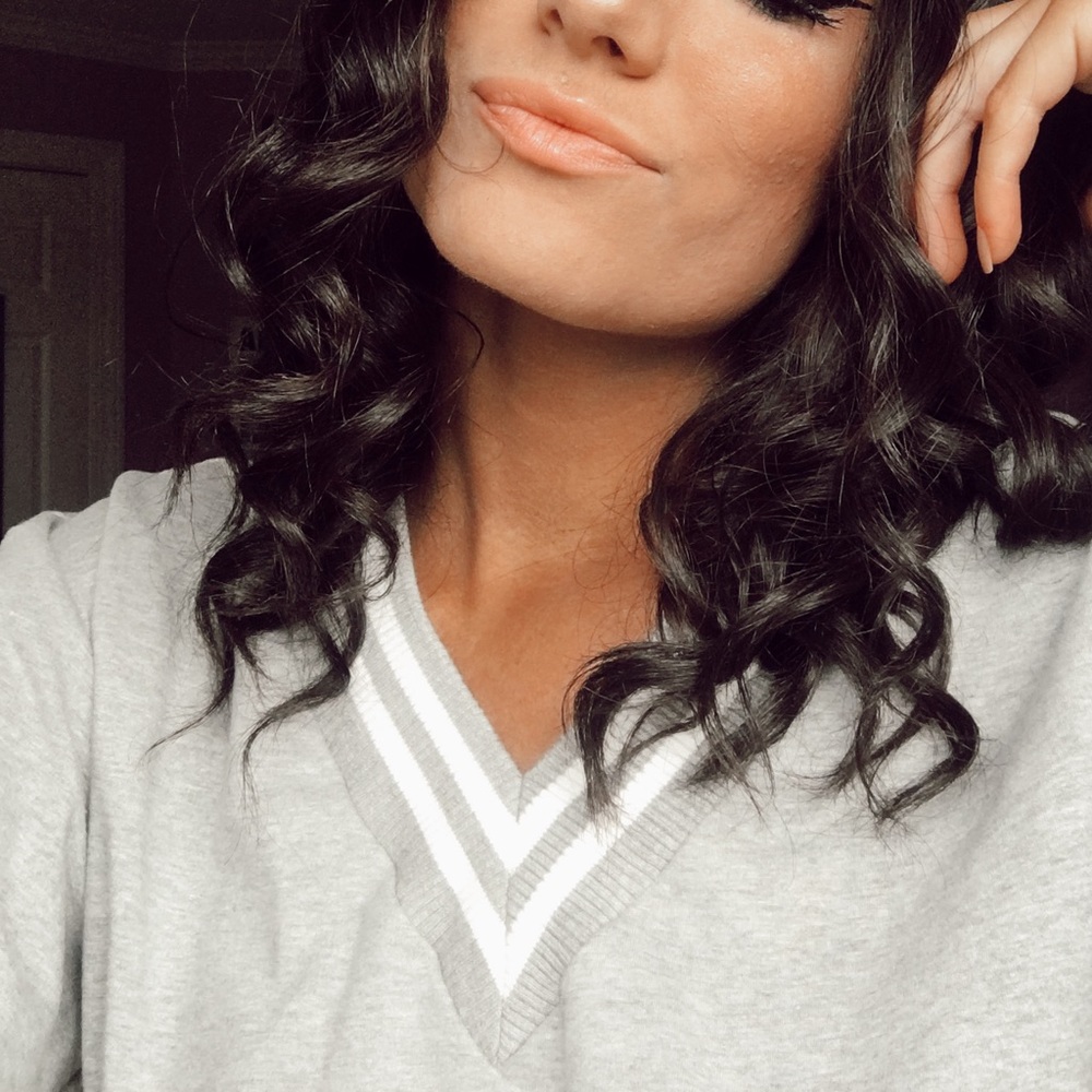 Striped Detail Sweatshirt